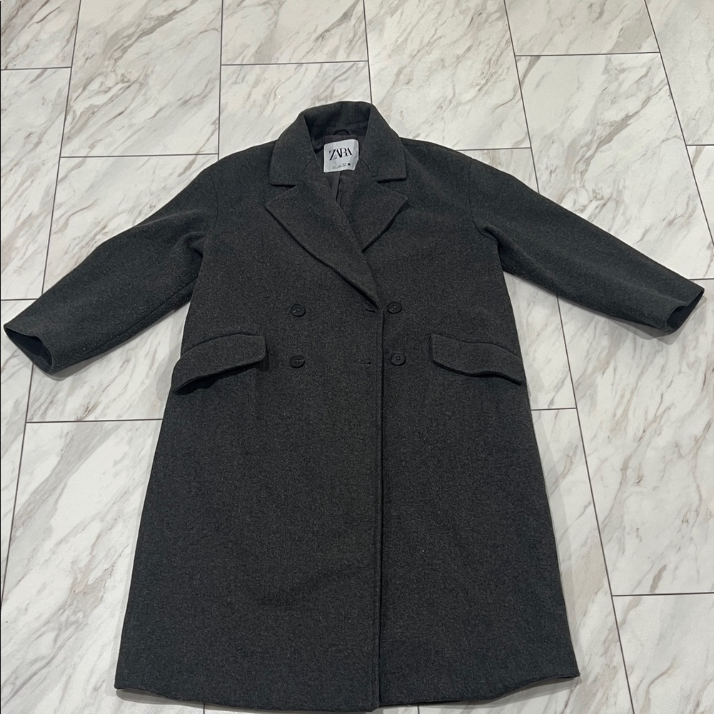 Zara Women's Gray Trench Coat